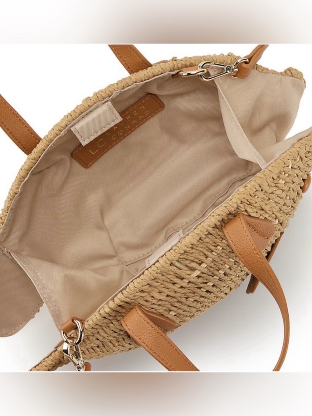 Lauren Conrad Wicker Fish 🐟 Bag - Picture 5 of 8